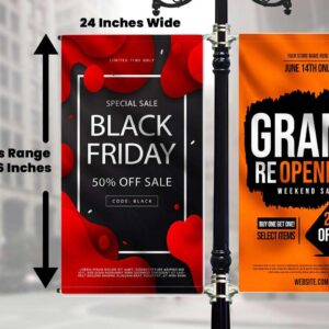 24" Pole Banners